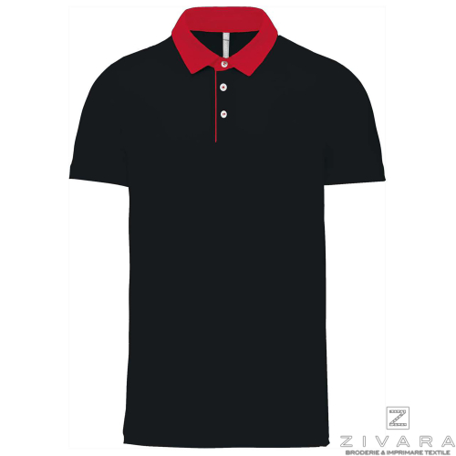 Tricou polo Jersey KAZ260, Men's Polo Shirts, Size: S, Color: White, Size: m, Color: White, Size: IT, Color: White, Size: XL, Co