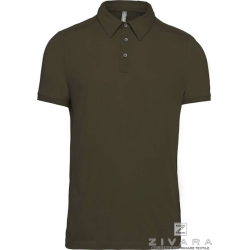Tricou polo cu nasturi metalici KAZ262, Tricouri polo pentru barbati