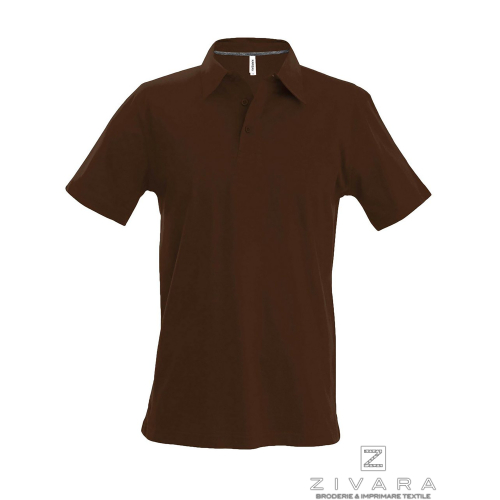 Tricou polo clasic KAZ241, Men's Polo Shirts, Size: S, Color: White, Size: m, Color: White, Size: IT, Color: White, Size: XL, Co