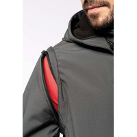 Geaca softshell cu maneci detasabile KAZ422, Geci si veste pentru barbati
