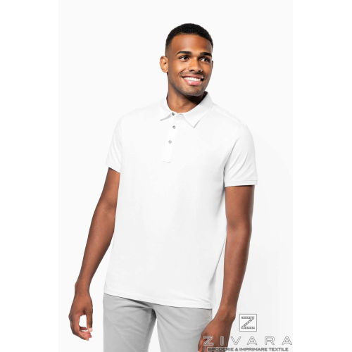Tricou polo cu nasturi metalici KAZ262, Tricouri polo pentru barbati