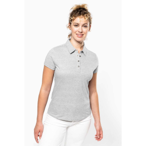 Tricou polo cu nasturi metalici KAZ263 pentru dama, Tricouri polo pentru dama