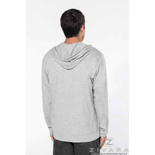 Hanorac lightweight KAZ438, Men's Hoodies, Size: XS, Color: ash grey, Size: S, Color: ash grey, Size: m, Color: ash grey, Size: 