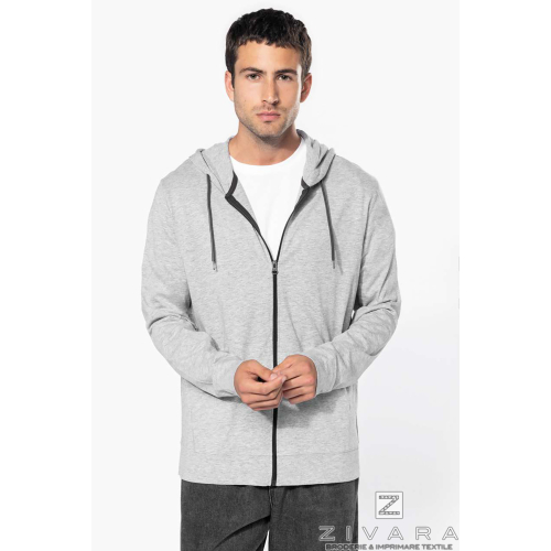 Hanorac lightweight KAZ438, Men's Hoodies, Size: XS, Color: ash grey, Size: S, Color: ash grey, Size: m, Color: ash grey, Size: 