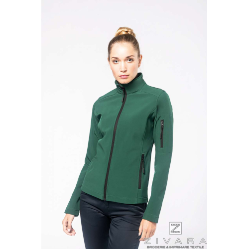 Jacheta softshell KAZ400 pentru dama, Geci si veste pentru dama