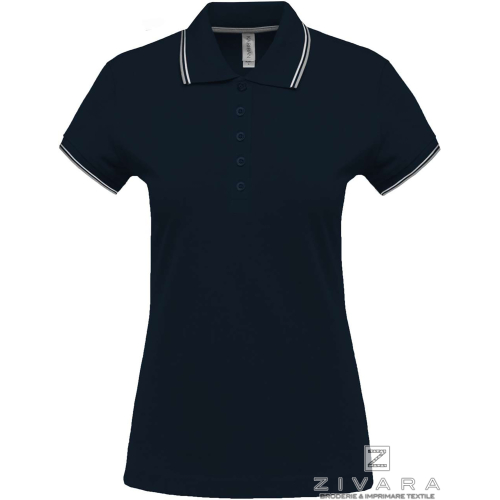 Tricou polo pentru dama KAZ251, Women's Polo Shirts, Size: XS, Color: White, Size: S, Color: White, Size: m, Color: White, Size: