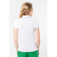 Tricou polo pentru dama KAZ251, Women's Polo Shirts, Size: XS, Color: White, Size: S, Color: White, Size: m, Color: White, Size: