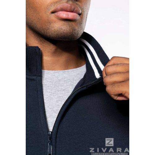 Hanorac casual cu fermoar KAZ456, Men's Hoodies, Size: S, Color: ash grey, Size: m, Color: ash grey, Size: IT, Color: ash grey, 