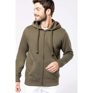 Hanorac cu fermoar clasic KAZ454, Men's Hoodies, Size: S, Color: White, Size: m, Color: White, Size: IT, Color: White, Size: XL,