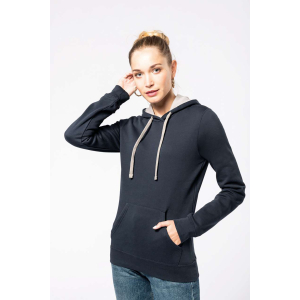 Hanorac bicolor pentru dama, Women's Hoodies, Size: XS, Color: bleu, Size: S, Color: bleu, Size: m, Color: bleu, Size: IT, Color