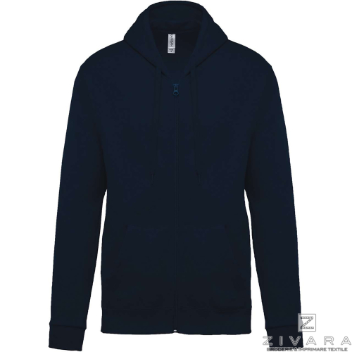 Hanorac basic cu fermoar KAZ479, Men's Hoodies, Size: XS, Color: galben, Size: S, Color: galben, Size: m, Color: galben, Size: I