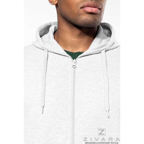 Hanorac basic cu fermoar KAZ479, Men's Hoodies, Size: XS, Color: galben, Size: S, Color: galben, Size: m, Color: galben, Size: I