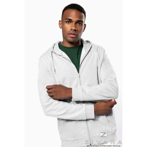 Hanorac basic cu fermoar KAZ479, Men's Hoodies, Size: XS, Color: galben, Size: S, Color: galben, Size: m, Color: galben, Size: I