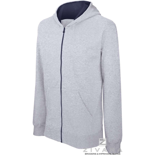 Hanorac cu fermoar pentru copii KAZ486, Kids Hoodies, Size: 4/6, Color: gri, Size: 6/8, Color: gri, Size: 8/10, Color: gri, Size