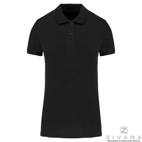 Tricou polo din bumbac organic KAZ2026 pentru dama, Tricouri polo pentru dama