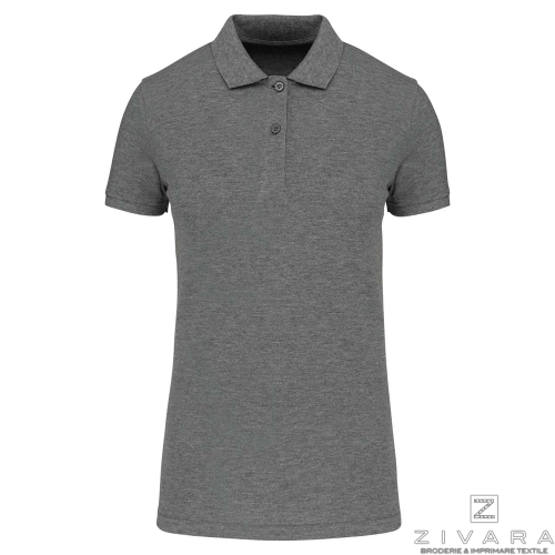 Tricou polo din bumbac organic KAZ2026 pentru dama, Tricouri polo pentru dama