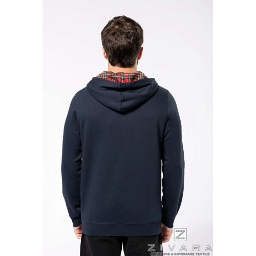 Hanorac unisex Patterned KAZ4013, Men's Hoodies, Size: XS, Color: Navy, Size: S, Color: Navy, Size: m, Color: Navy, Size: IT, Co