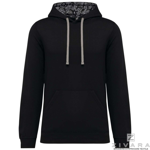 Hanorac unisex Patterned KAZ4013, Men's Hoodies, Size: XS, Color: Navy, Size: S, Color: Navy, Size: m, Color: Navy, Size: IT, Co