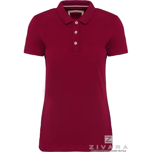 Tricou polo vintage pentru dama KVZ2207, Women's Polo Shirts, Size: XS, Color: Charcoal, Size: S, Color: Charcoal, Size: m, Colo