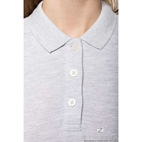 Tricou polo vintage pentru dama KVZ2207, Women's Polo Shirts, Size: XS, Color: Charcoal, Size: S, Color: Charcoal, Size: m, Colo