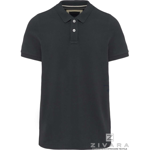 Tricou polo vintage barbatesc KVZ2206, Men's Polo Shirts, Size: S, Color: Charcoal, Size: m, Color: Charcoal, Size: IT, Color: C