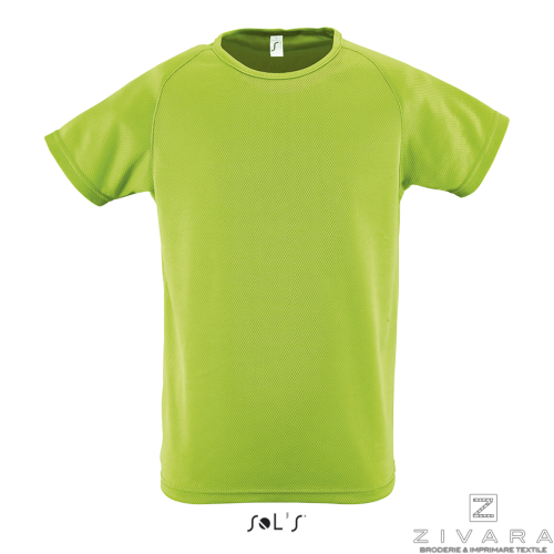Tricou sportiv pentru copii SOZ01166, Kids Sports Equipment, Size: 6A, Color: White, Size: 8A, Color: White, Size: 10A, Color: W