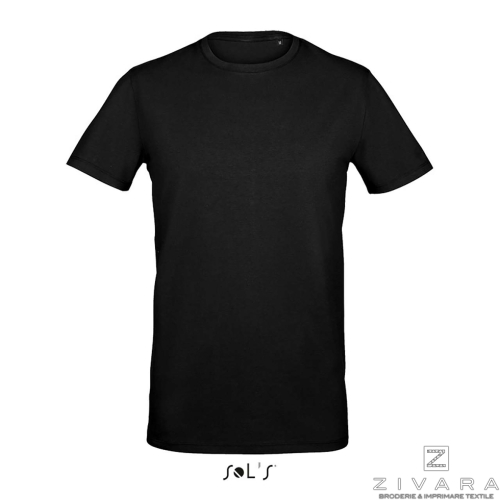 Tricou elastic barbatesc SOZ02945, Men's t-shirts, Size: S, Color: White, Size: m, Color: White, Size: IT, Color: White, Size: X