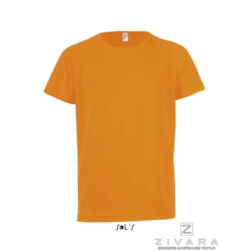 Tricou sportiv pentru copii SOZ01166, Kids Sports Equipment, Size: 6A, Color: White, Size: 8A, Color: White, Size: 10A, Color: W