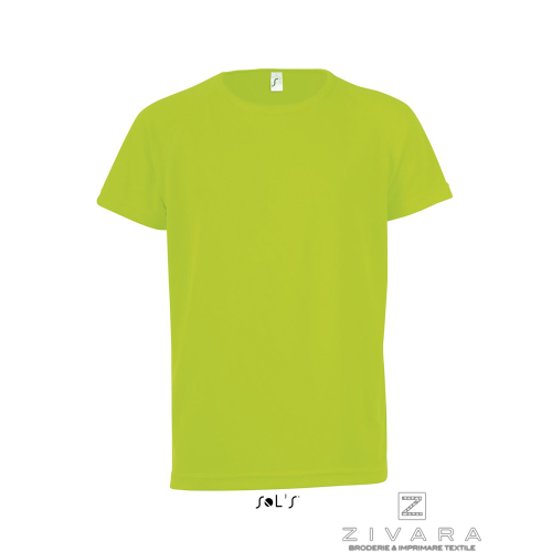 Tricou sportiv pentru copii SOZ01166, Kids Sports Equipment, Size: 6A, Color: White, Size: 8A, Color: White, Size: 10A, Color: W
