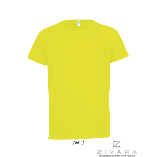 Tricou sportiv pentru copii SOZ01166, Kids Sports Equipment, Size: 6A, Color: White, Size: 8A, Color: White, Size: 10A, Color: W