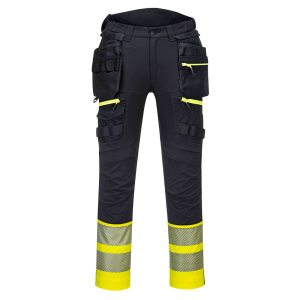 DX4 Pantaloni cu Buzunare Holster Detasabile Hi Vis Clasa 1