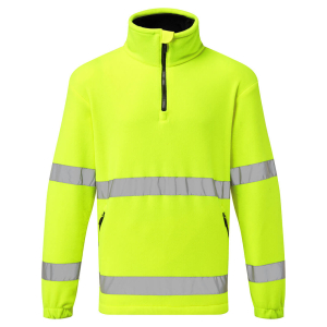 Fleece vizibilitate ridicata 1/2 fermoar
