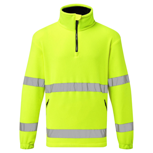 Fleece vizibilitate ridicata 1/2 fermoar