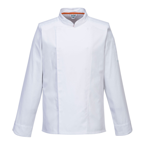 Jacheta Mesh Air Pro L/S, Cooks/waiters uniforms, Size: IT, Color: White, Size: IT, Color: Black, Size: m, Color: White, Size: m