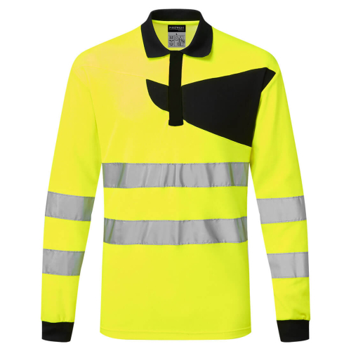 Tricou polo pw2 vizibilitate ridicata tricou l/s, Tricouri polo pentru barbati