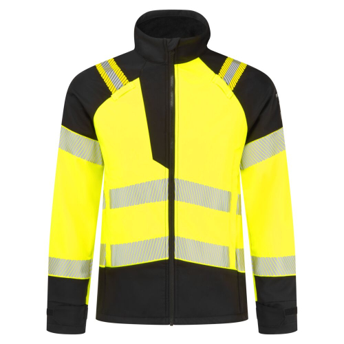 Jacheta pw3 modaflame softshell vizibilitate ridicata multi-norm ignifug