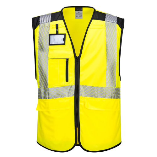 Vesta pw3 executiv hivis, Reflective Vests, Size: 4XL, Color: Galben/Negru, Size: 4XL, Color: orange, Size: 4XL, Color: Portocal