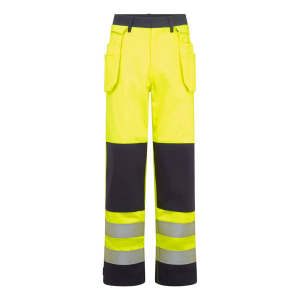 Pantaloni de lucru Bizflame Hi-Vis Contrast FR Holster