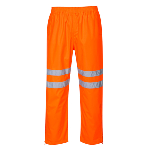 Pantaloni de ploaie respirabili Hi-Vis