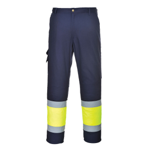 Pantaloni de service Hi-Vis Contrast clasa 1