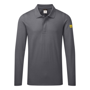 Tricou polo antistatic esd l/s, Tricouri polo pentru barbati