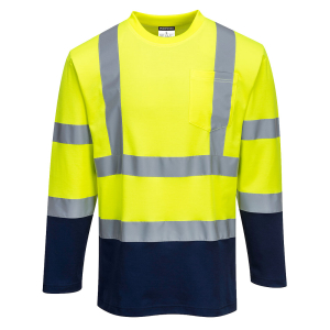 Bluza Doua-Tonuri Cotton Comfort cu Maneci Lungi, Bluze pentru barbati