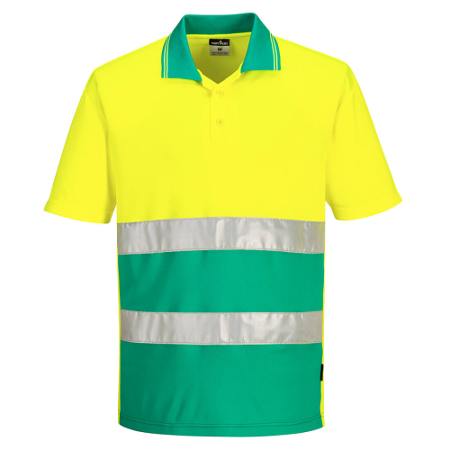 Tricou Polo Hi-Vis Lightweight Contrast S/S