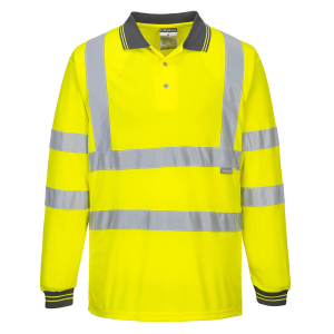 Tricou Polo HiVis cu maneci lungi, Tricouri polo pentru barbati