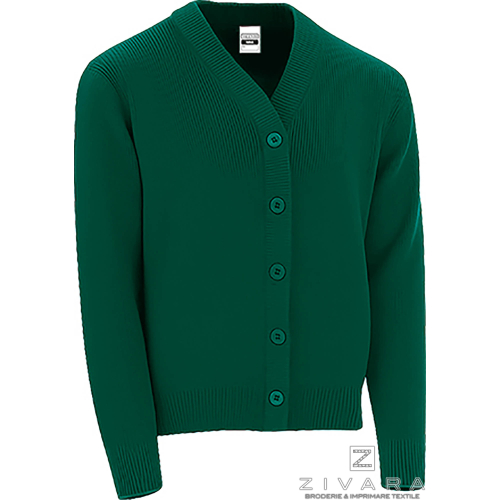 Cardigan uniformă școlară cu nasturi, pentru copii